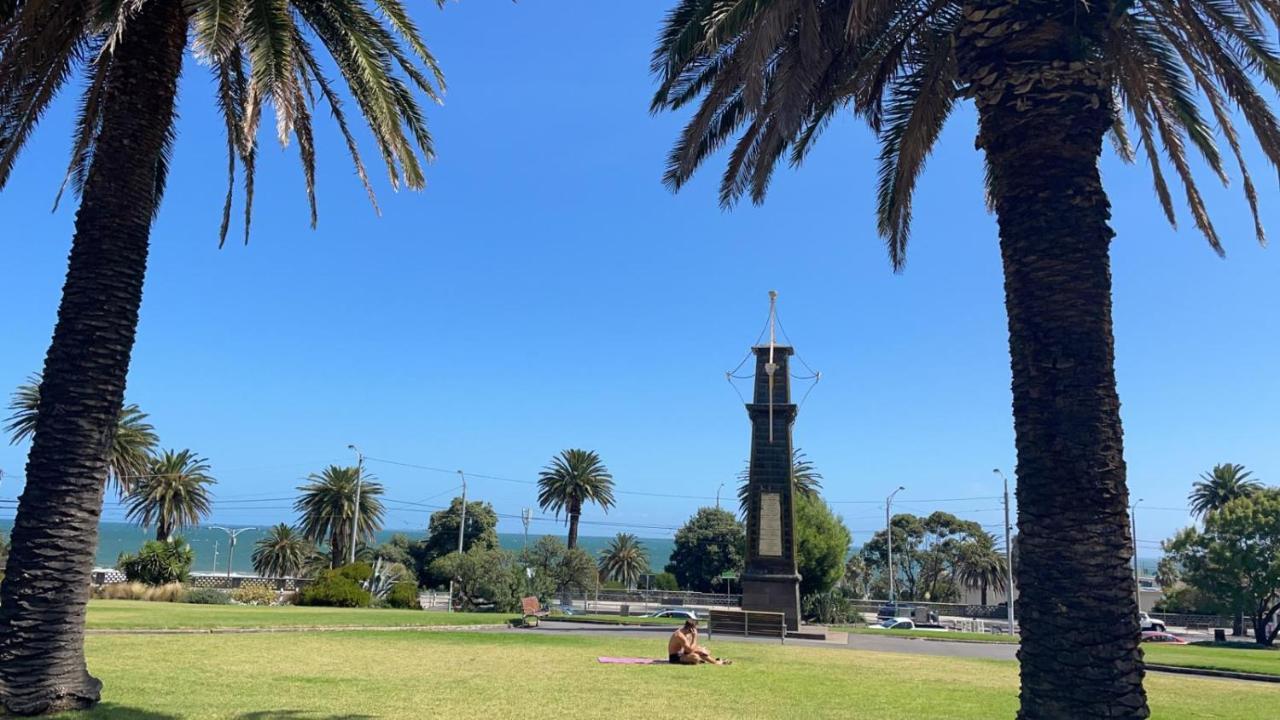 St Kilda Beachfront 2 Bedroom Apartment Melbourne Esterno foto